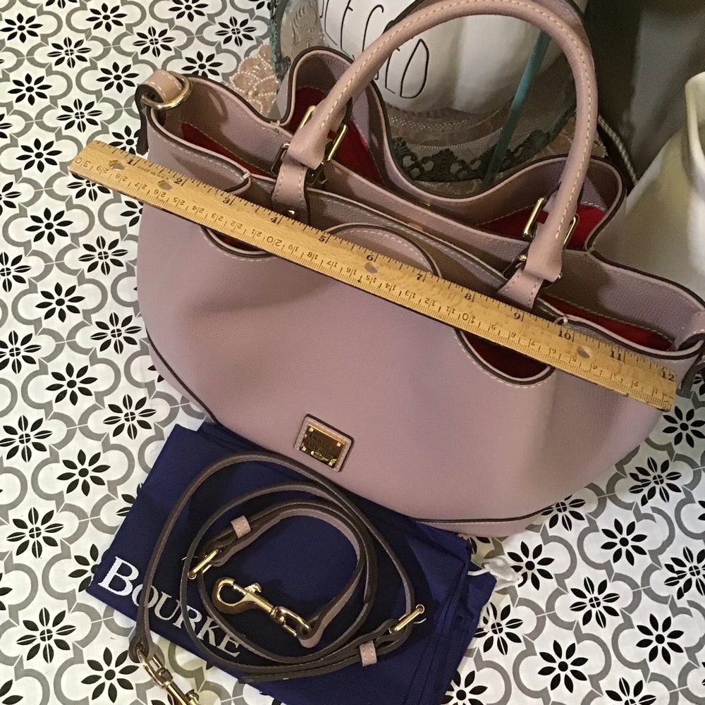 Dooney & Bourke Pink Satchel - Picture 4 of 16